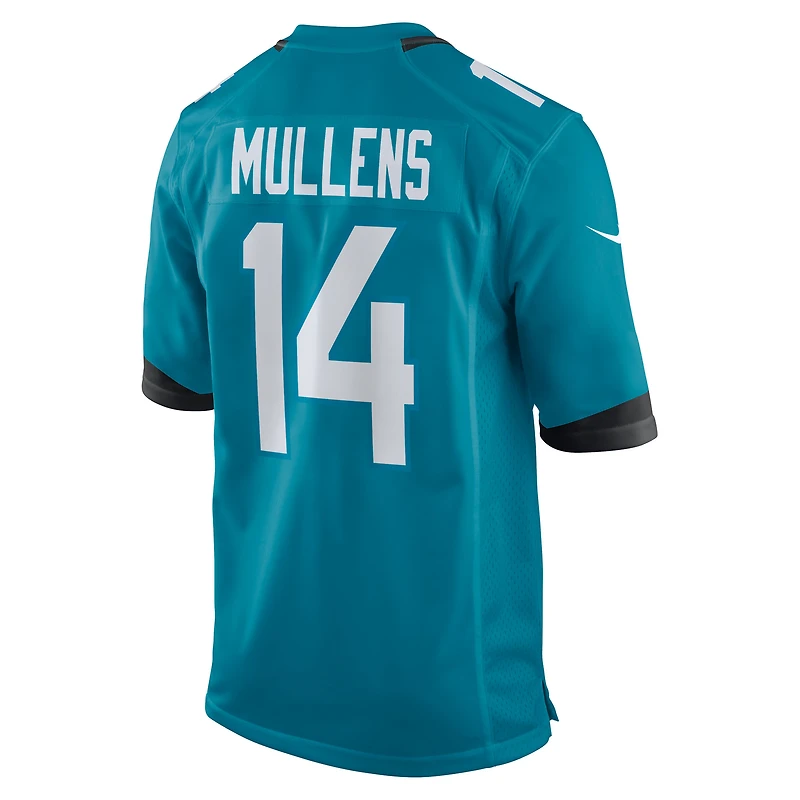 Men's Nike Nick Mullens  Teal Jacksonville Jaguars Team Game Jersey