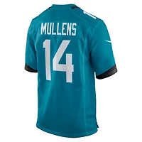 Men's Nike Nick Mullens  Teal Jacksonville Jaguars Team Game Jersey
