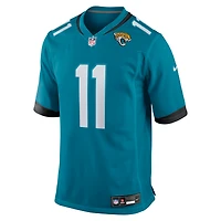 Men's Nike Parker Washington  Teal Jacksonville Jaguars Team Game Jersey