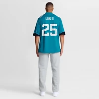 Maillot de match Nike Rayuan Lane III pour homme, bleu sarcelle, des Jaguars Jacksonville