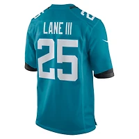 Men's Nike Rayuan Lane III  Teal Jacksonville Jaguars Team Game Jersey