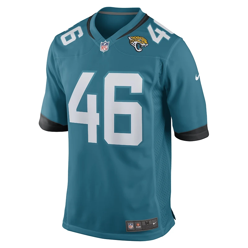 Men's Nike Ross Matiscik Teal Jacksonville Jaguars Game Jersey