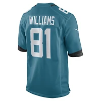 Men's Nike Seth Williams Teal Jacksonville Jaguars Game Player Jersey