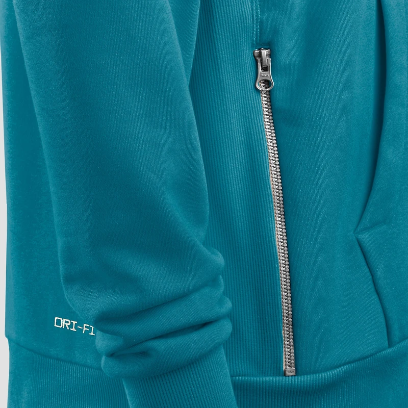 Sweat à capuche Nike Dri-FIT pour homme, coloris turquoise, Jacksonville Jaguars Alt Sideline Standard Issue