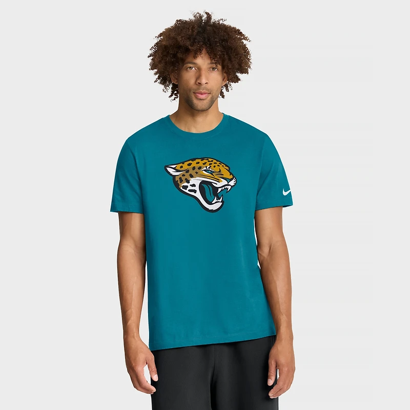 Men's Nike Teal Jacksonville Jaguars Essential Logo T-Shirt