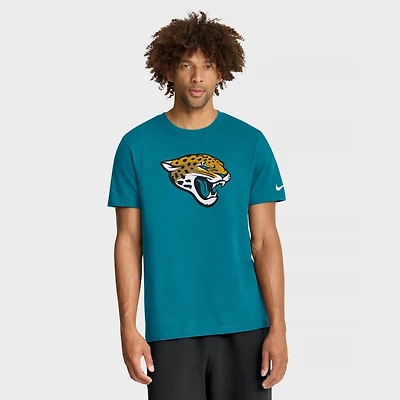 Men's Nike Teal Jacksonville Jaguars Essential Logo T-Shirt