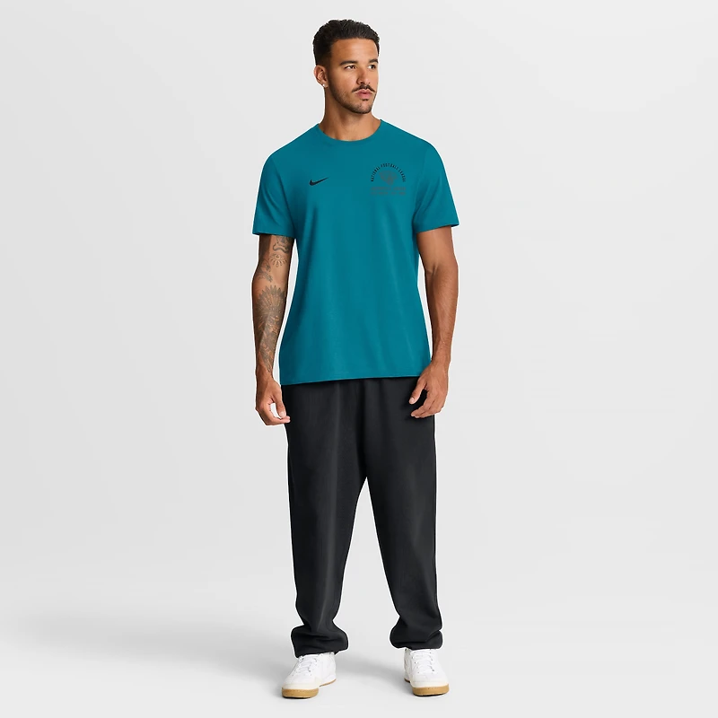 Men's Nike  Teal Jacksonville Jaguars Essential T-Shirt