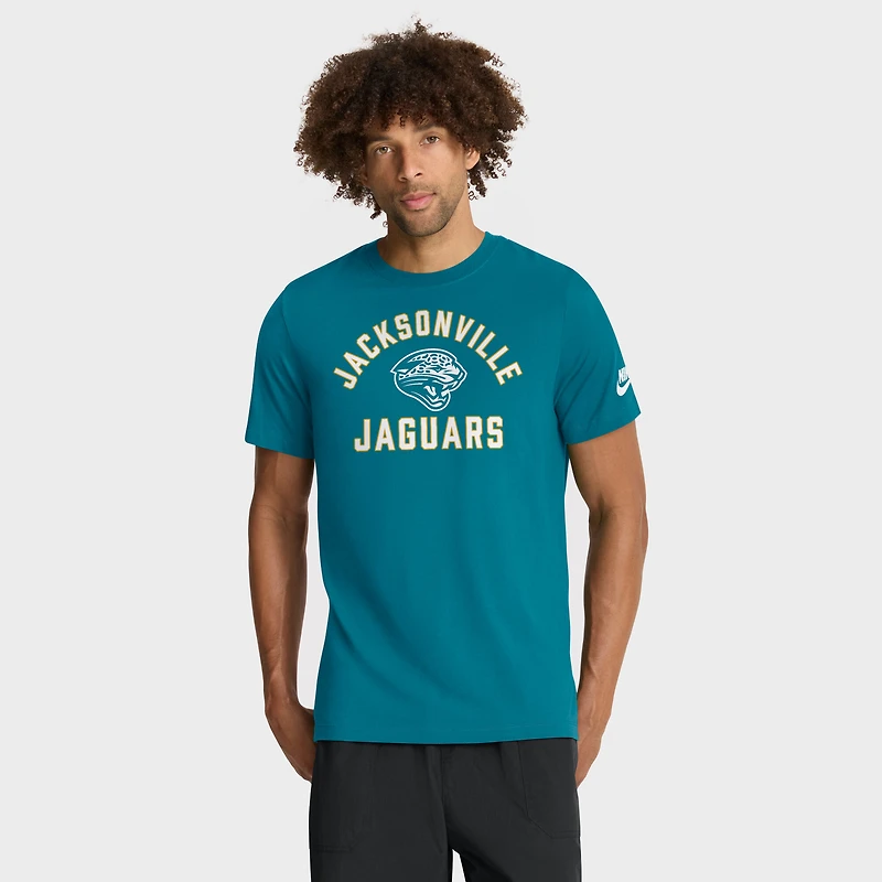 Men's Nike Teal Jacksonville Jaguars Favorable Timeline Tri-Blend T-Shirt