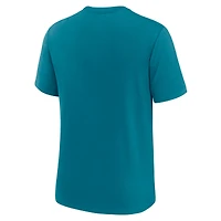 T-shirt Nike bleu sarcelle pour homme Jacksonville Jaguars Favorable Timeline Tri-Blend