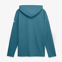 Men's Nike Teal Jacksonville Jaguars Sideline Dri-FIT Long Sleeve Hooded T-Shirt