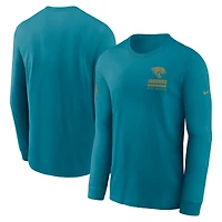Men's Nike Teal Jacksonville Jaguars Sideline Dri-FIT Long Sleeve T-Shirt