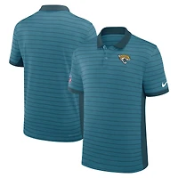 Polo Nike Dri-FIT blanc pour homme, modèle Jacksonville Jaguars, à rayures latérales et de victoire