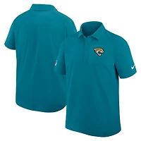 Polo tissé Nike Dri-FIT bleu sarcelle pour homme des Jaguars de Jacksonville