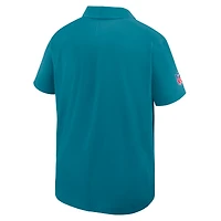 Men's Nike Teal Jacksonville Jaguars Sideline Woven Dri-FIT Polo