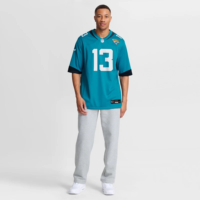 Men's Nike Tim Jones Teal Jacksonville Jaguars Team Game Jersey