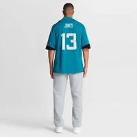 Men's Nike Tim Jones  Teal Jacksonville Jaguars Team Game Jersey