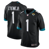 Maillot Nike Travis Etienne noir pour homme des Jaguars de Jacksonville