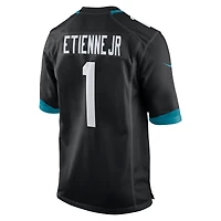 Maillot Nike Travis Etienne noir pour homme des Jaguars de Jacksonville