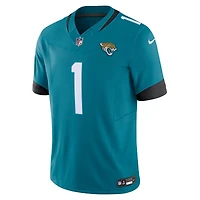 Nike Travis Etienne Teal Jacksonville Jaguars Vapor F.U.S.E. Maillot limité