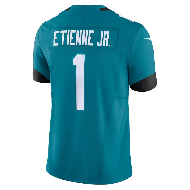 Men's Nike Travis Etienne Teal Jacksonville Jaguars Vapor F.U.S.E. Limited Jersey