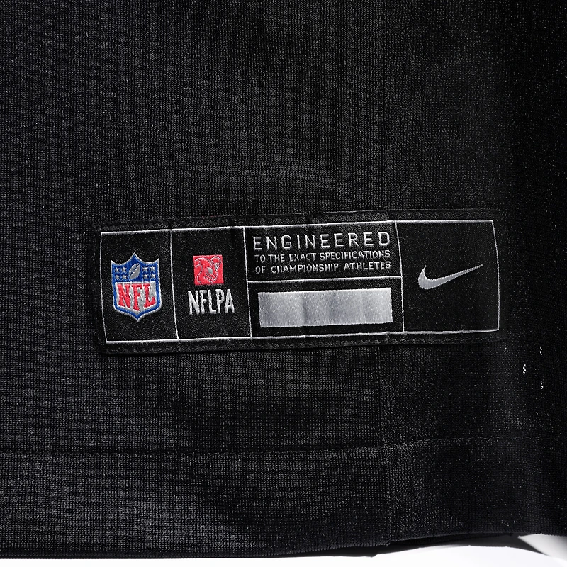 Men's Nike Travis Hunter Black Jacksonville Jaguars 2025 NFL Draft First Round Pick Alternate Game Player Jersey
