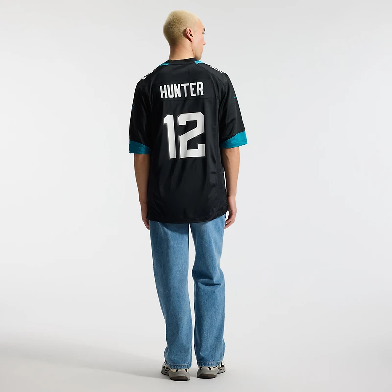 Men's Nike Travis Hunter Teal Jacksonville Jaguars Team Game Jersey