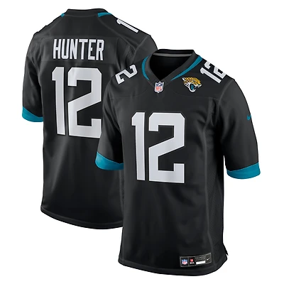 Maillot de match Nike Travis Hunter bleu sarcelle des Jaguars Jacksonville pour homme