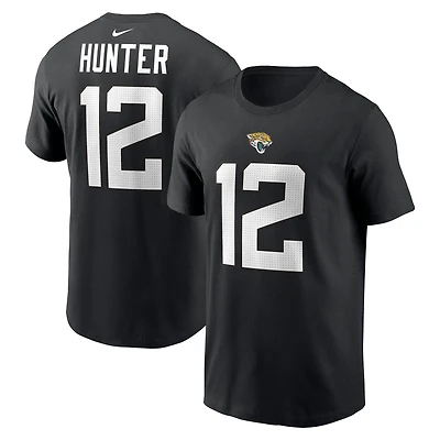 T-shirt Nike Travis Hunter Teal Jacksonville Jaguars pour homme avec nom et numéro