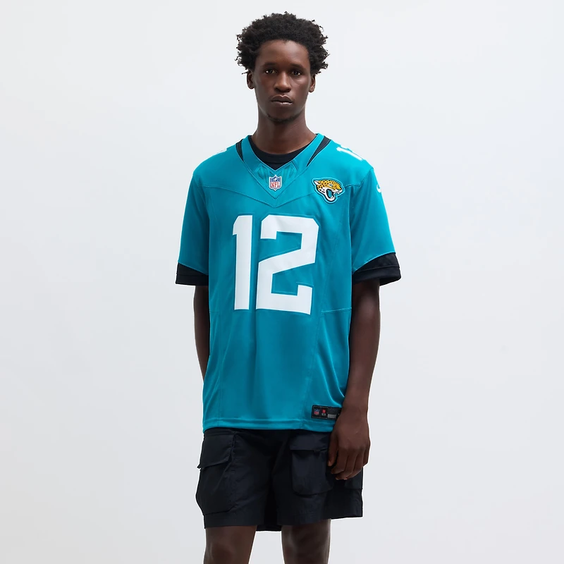Men's Nike Travis Hunter Teal Jacksonville Jaguars Team Limited Jersey