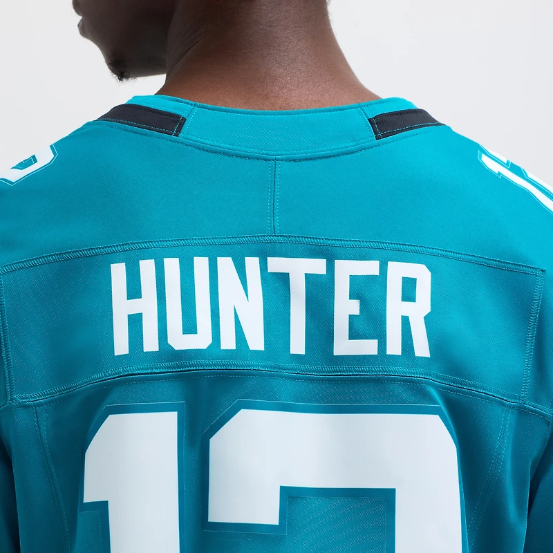 Maillot Nike Travis Hunter Teal Jacksonville Jaguars Team Limited pour homme