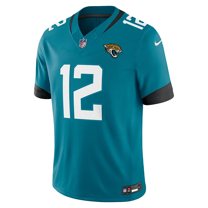 Men's Nike Travis Hunter Teal Jacksonville Jaguars Vapor F.U.S.E. Stitched Limited Jersey