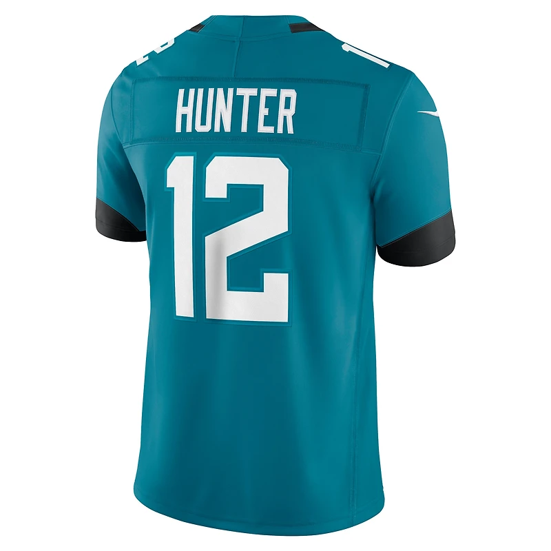 Men's Nike Travis Hunter Teal Jacksonville Jaguars Vapor F.U.S.E. Stitched Limited Jersey