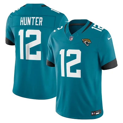 Maillot Nike Travis Hunter Teal Jacksonville Jaguars Vapor F.U.S.E. Stitched Limited pour homme