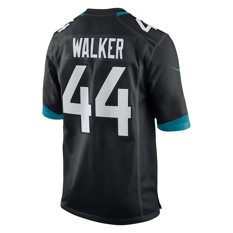 Maillot de match joueur des Jacksonville Jaguars Nike Travon Walker pour homme - Bleu sarcelle