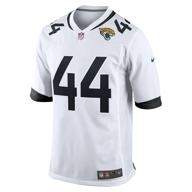 Maillot de match joueur Nike Travon Walker des Jacksonville Jaguars blanc pour homme