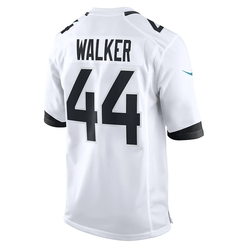 Maillot de match joueur Nike Travon Walker des Jacksonville Jaguars blanc pour homme