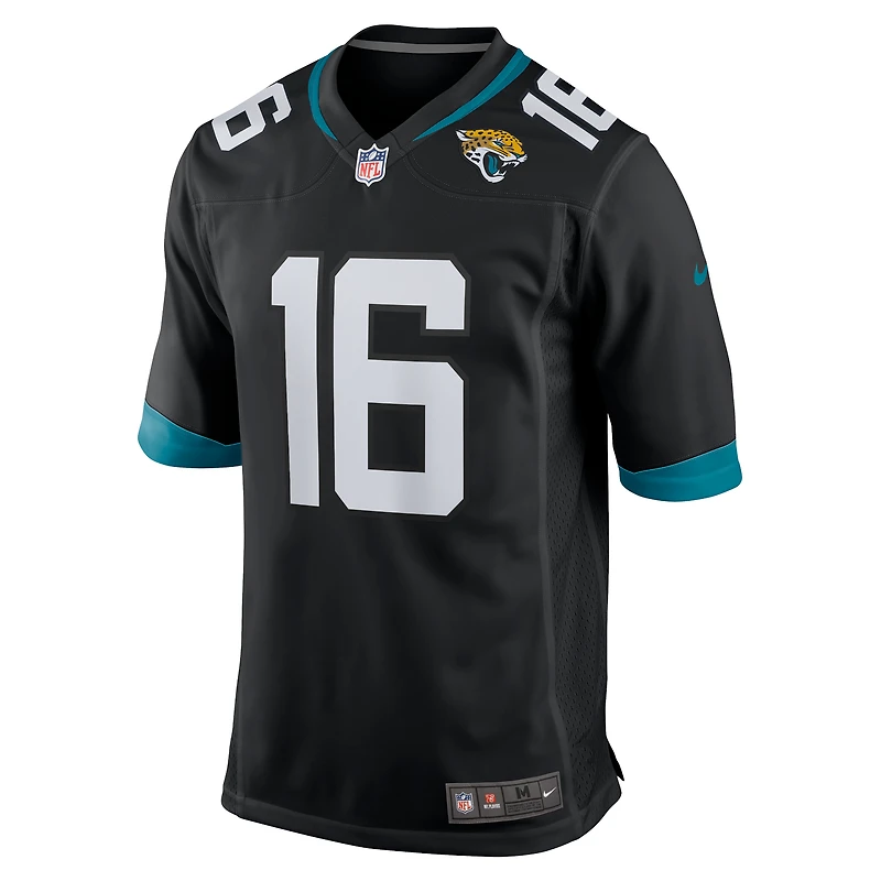 Maillot de jeu alternatif Nike Trevor Lawrence pour hommes, noir, Jacksonville Jaguars
