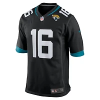Maillot de jeu alternatif Nike Trevor Lawrence pour hommes, noir, Jacksonville Jaguars