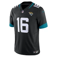 Nike Trevor Lawrence pour homme Noir Jacksonville Jaguars Vapor F.U.S.E. Maillot limité