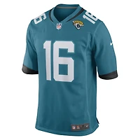 Men's Nike Trevor Lawrence Teal Jacksonville Jaguars Game Jersey