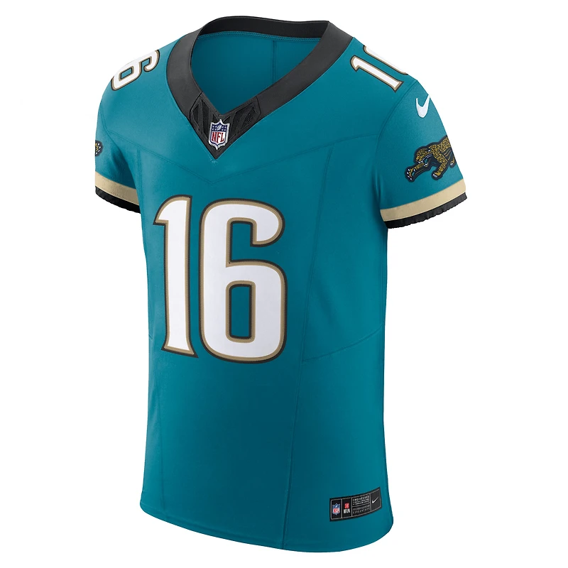 Nike Trevor Lawrence Teal Jacksonville Jaguars Prowler Throwback Vapor F.U.S.E. Maillot Élite