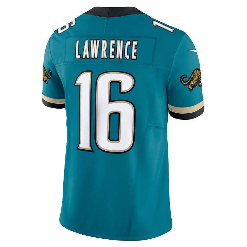 Maillot Nike Trevor Lawrence Jacksonville Jaguars Prowler Throwback Vapor F.U.S.E. Limited pour homme