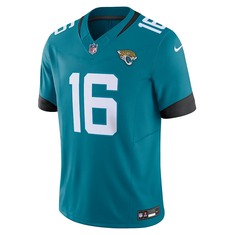 Maillot Nike Trevor Lawrence Teal Jacksonville Jaguars Vapor F.U.S.E. Limited pour homme