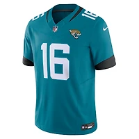 Maillot Nike Trevor Lawrence Teal Jacksonville Jaguars Vapor F.U.S.E. Limited pour homme