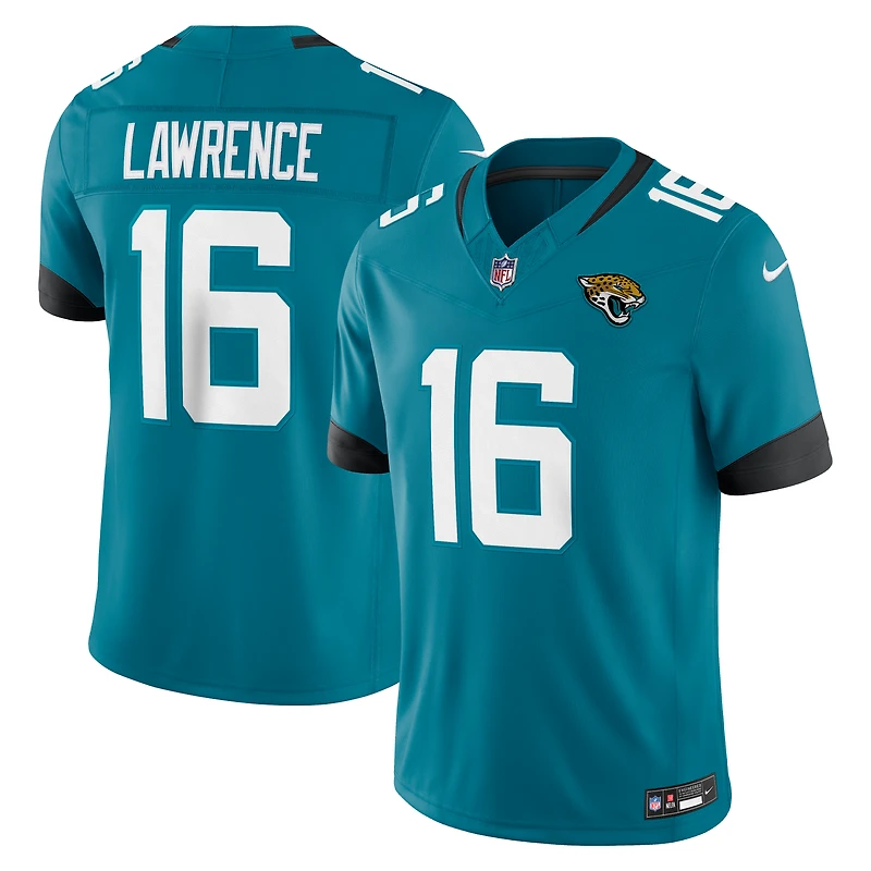 Men's Nike Trevor Lawrence Teal Jacksonville Jaguars Vapor F.U.S.E. Stitched Limited Jersey