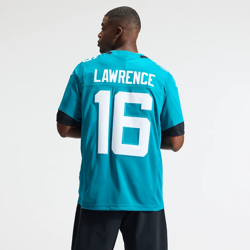 Men's Nike Trevor Lawrence Teal Jacksonville Jaguars Vapor F.U.S.E. Stitched Limited Jersey