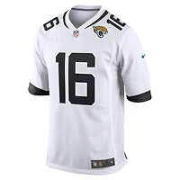 Maillot de match blanc Nike Trevor Lawrence pour hommes des Jacksonville Jaguars