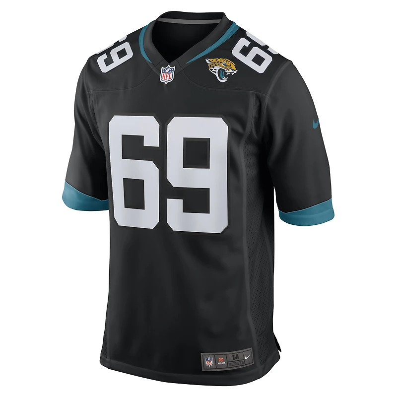 Men's Nike Tyler Shatley Black Jacksonville Jaguars Alternate Game Jersey