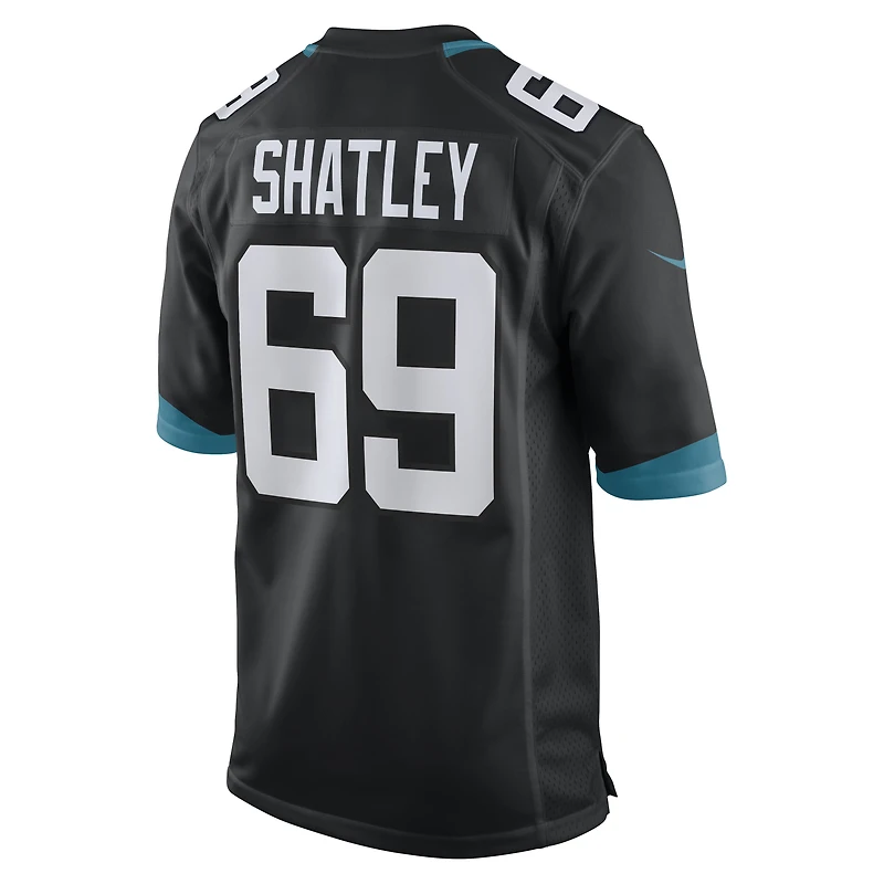 Men's Nike Tyler Shatley Black Jacksonville Jaguars Alternate Game Jersey