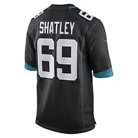 Men's Nike Tyler Shatley Black Jacksonville Jaguars Alternate Game Jersey
